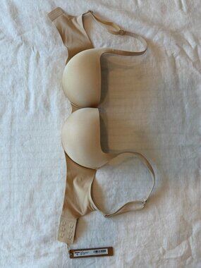 NWT Skims 32D ultimate push up balconette bra in sand